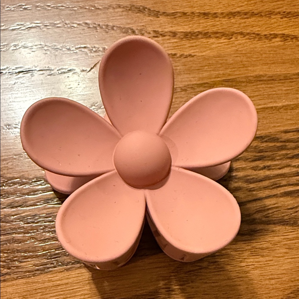 Pink Flower-Shaped hair clip
